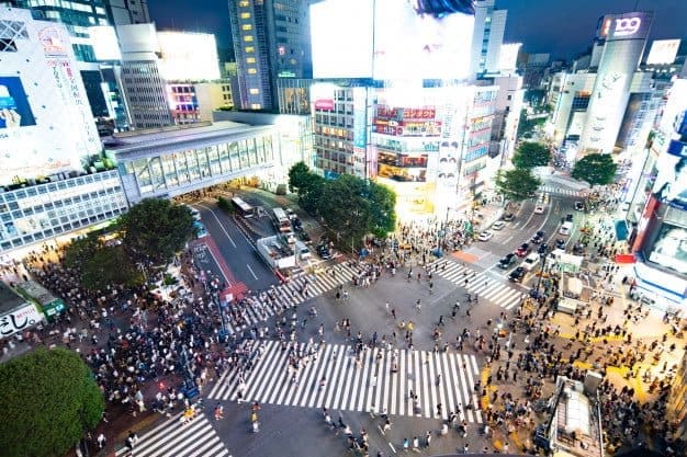 Shibuya Crossing, Tokio Japan - Places to visit in Tokyo